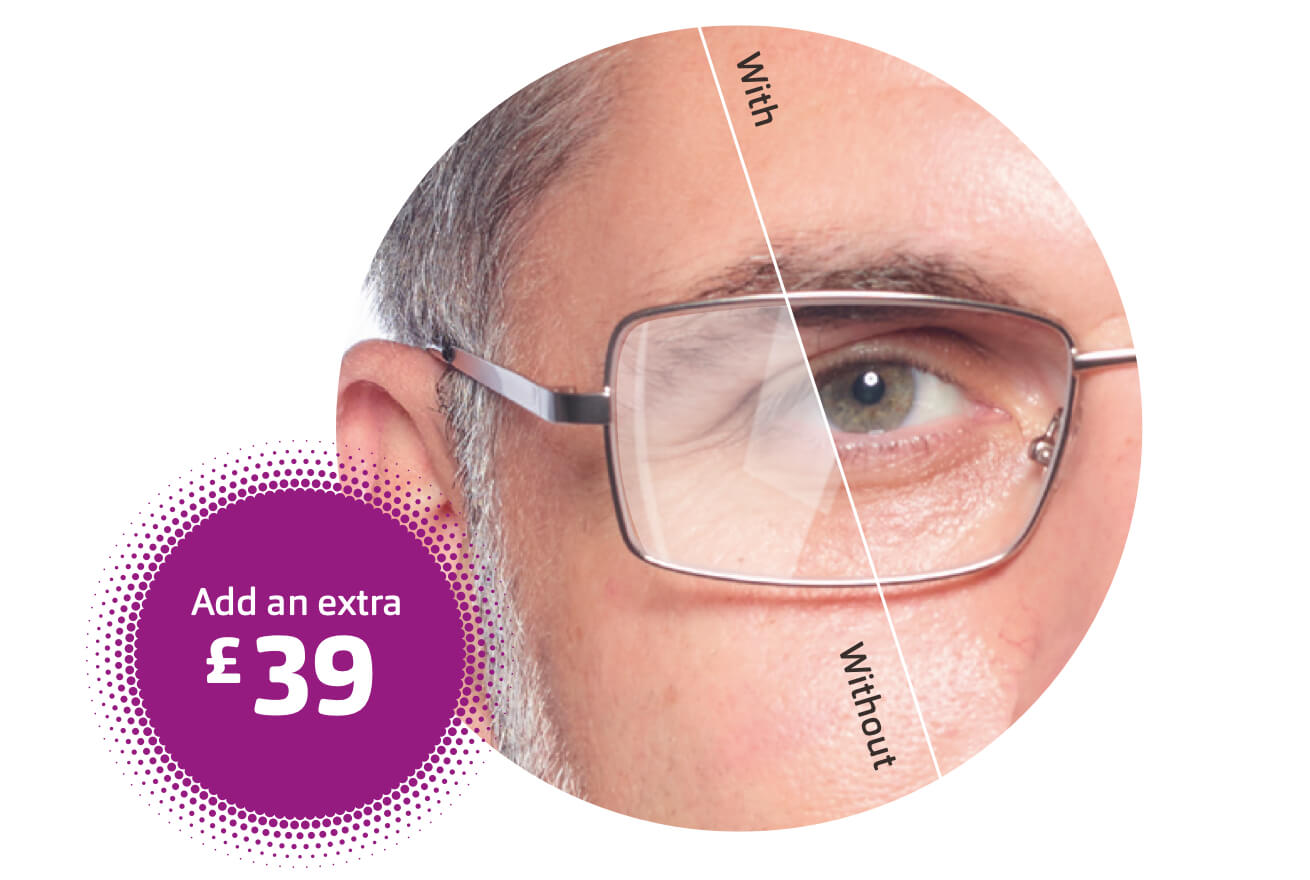 Lens enhancements Lens addons Glasses Vision Express